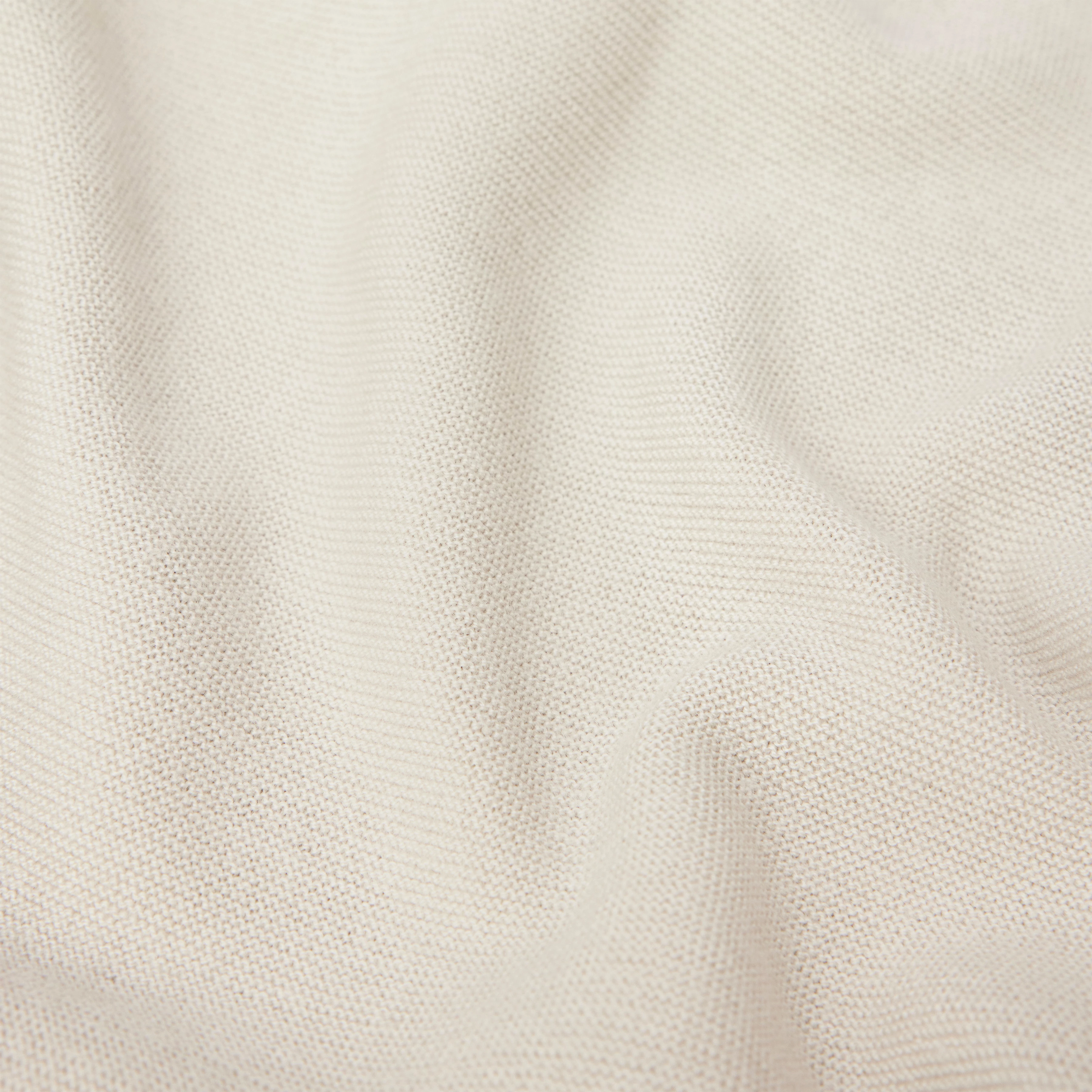 KIMONI - Pull à manches ballon 100 % laine mérinos - women - beige - Materialbild (B2C)