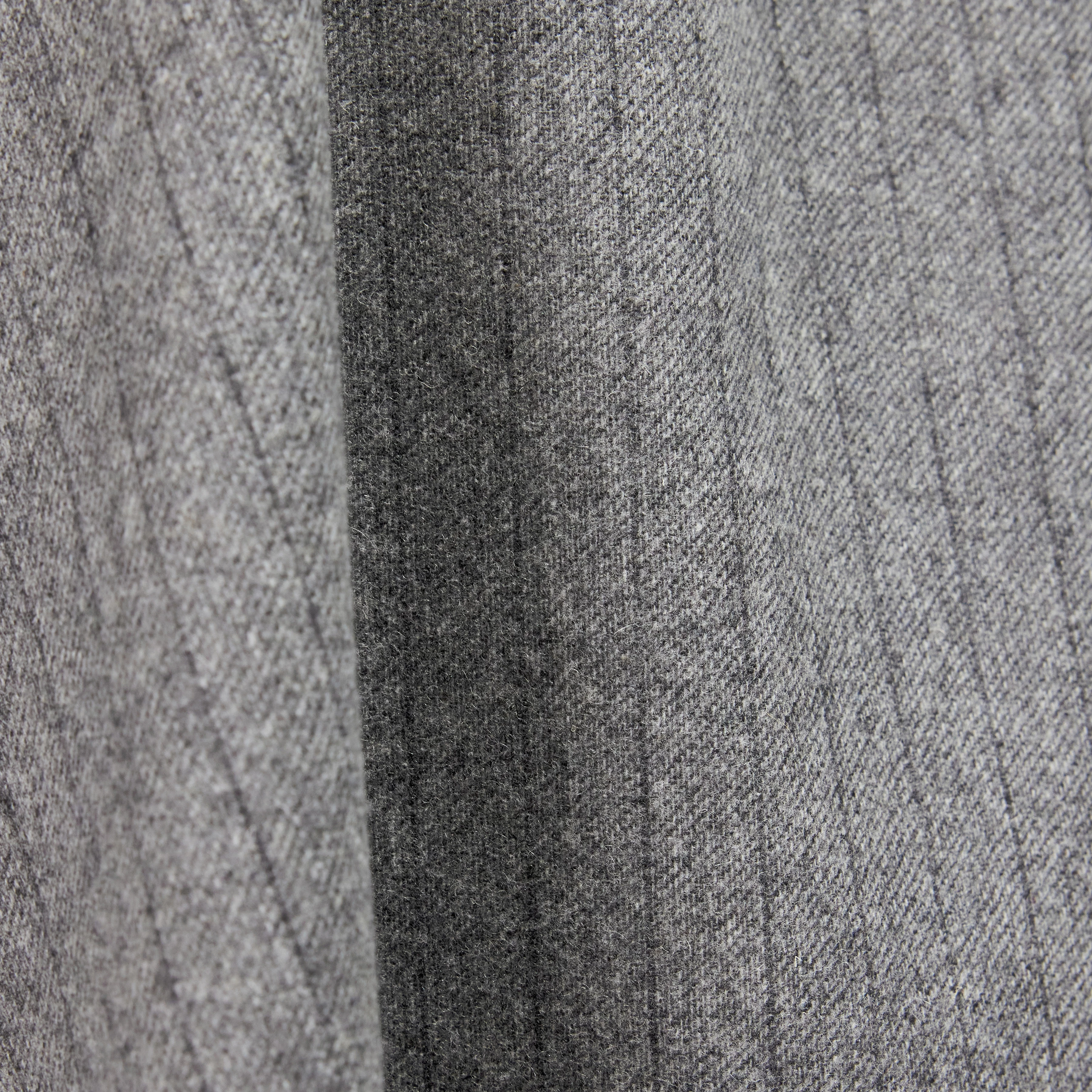 CEILING - Pantalon large en laine mélangée - women - gris - Materialbild (B2C)