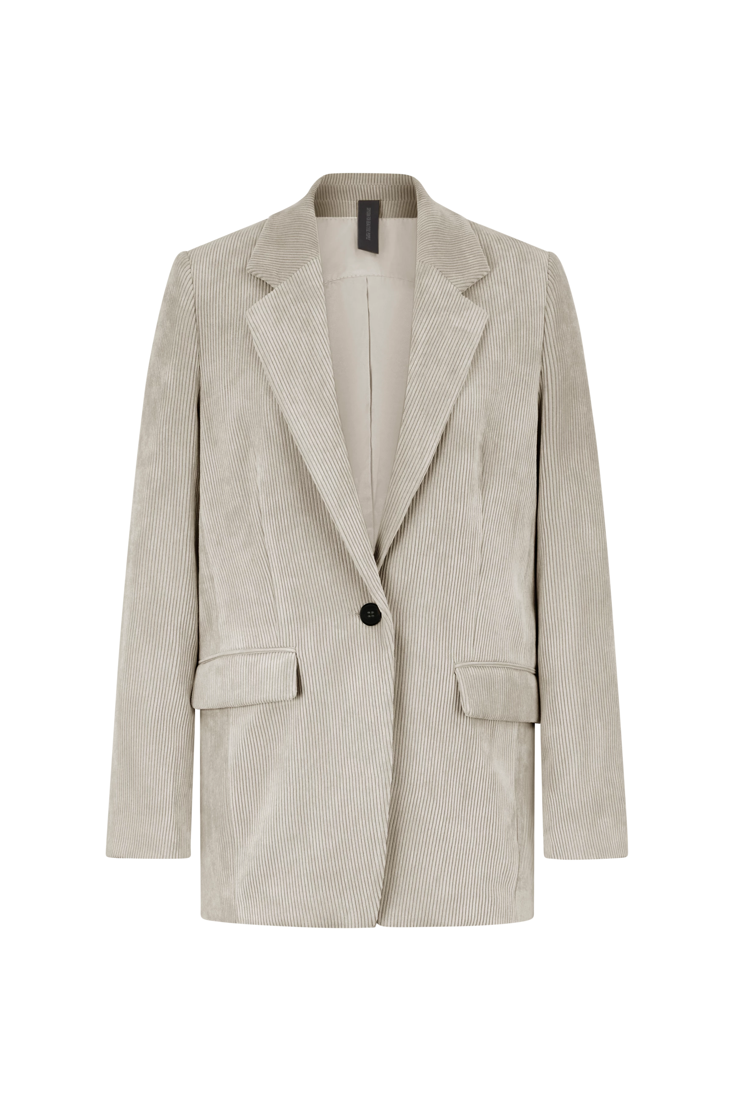 GLENDALE - Boyfriend Blazer in Cord - Damen - beige - Freisteller Frontansicht