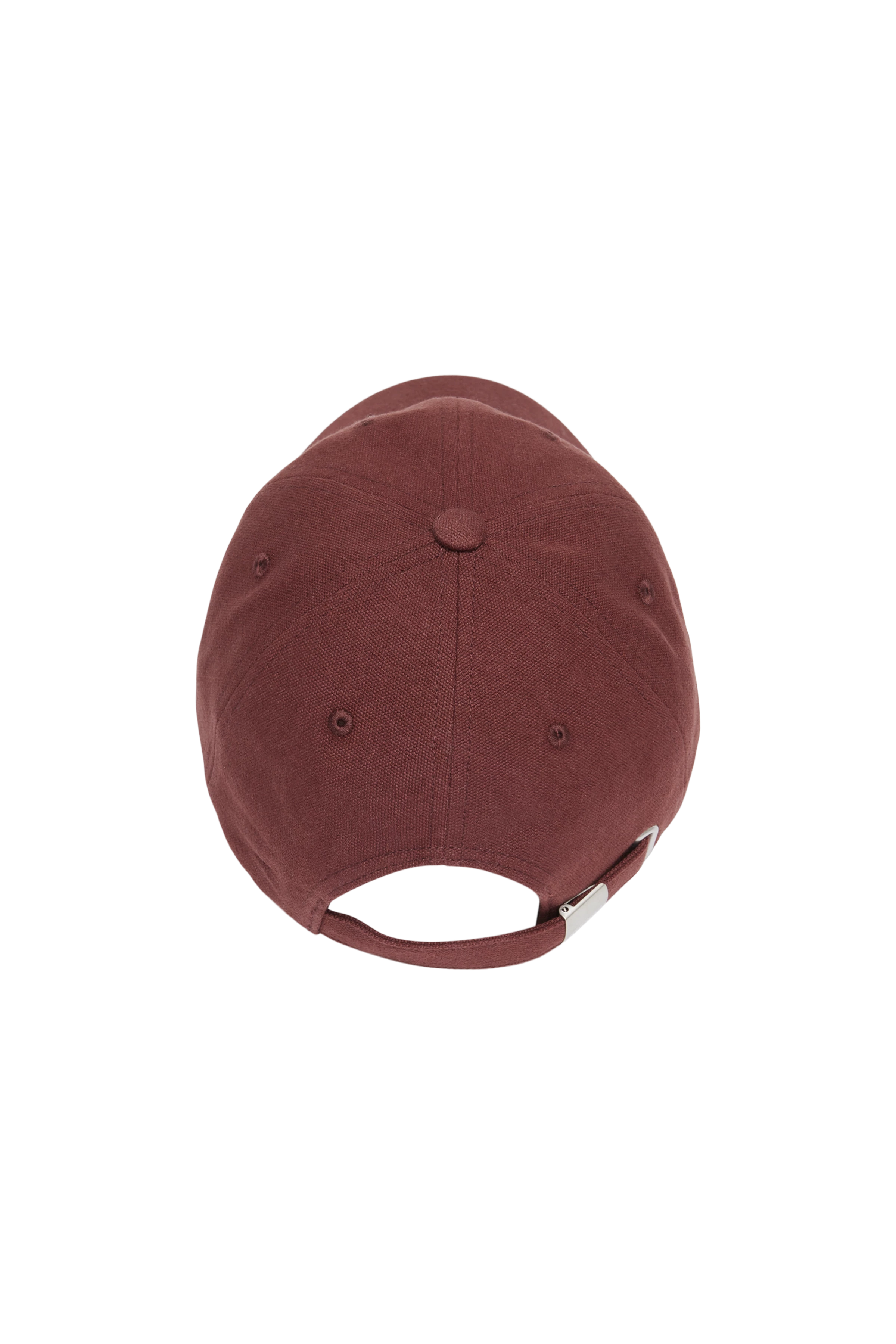 JESPER - Cap in Baumwolle - Unisex - rot - Freisteller Rückansicht