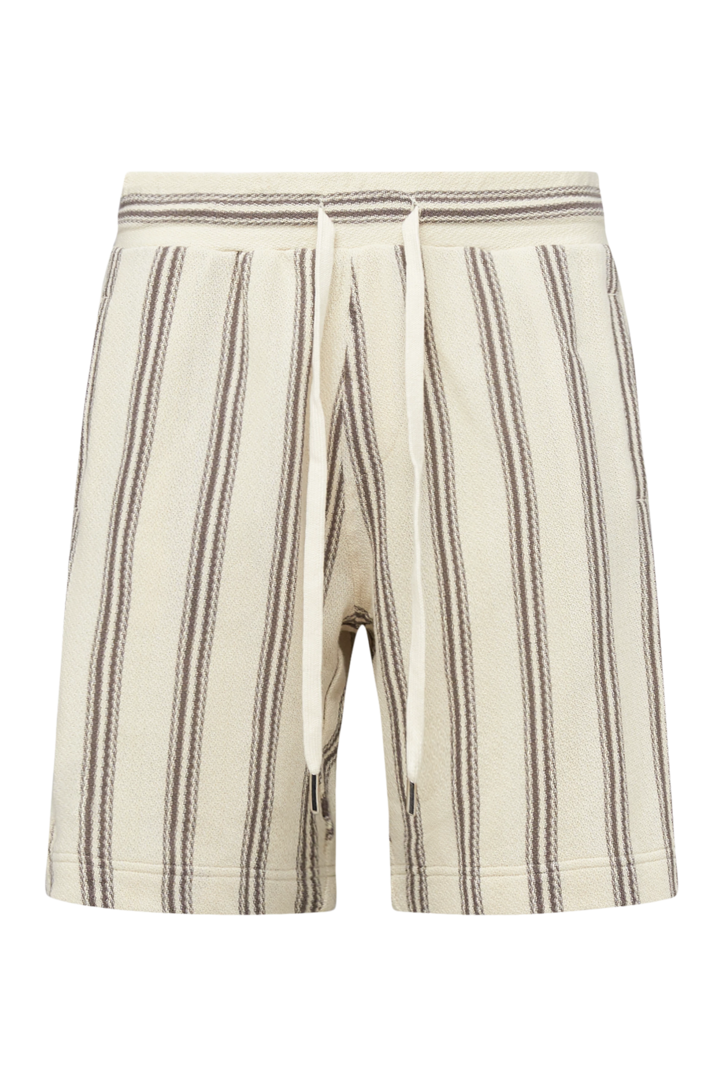 BRIKKO - Casual cotton shorts - men - beige - Freisteller Frontansicht
