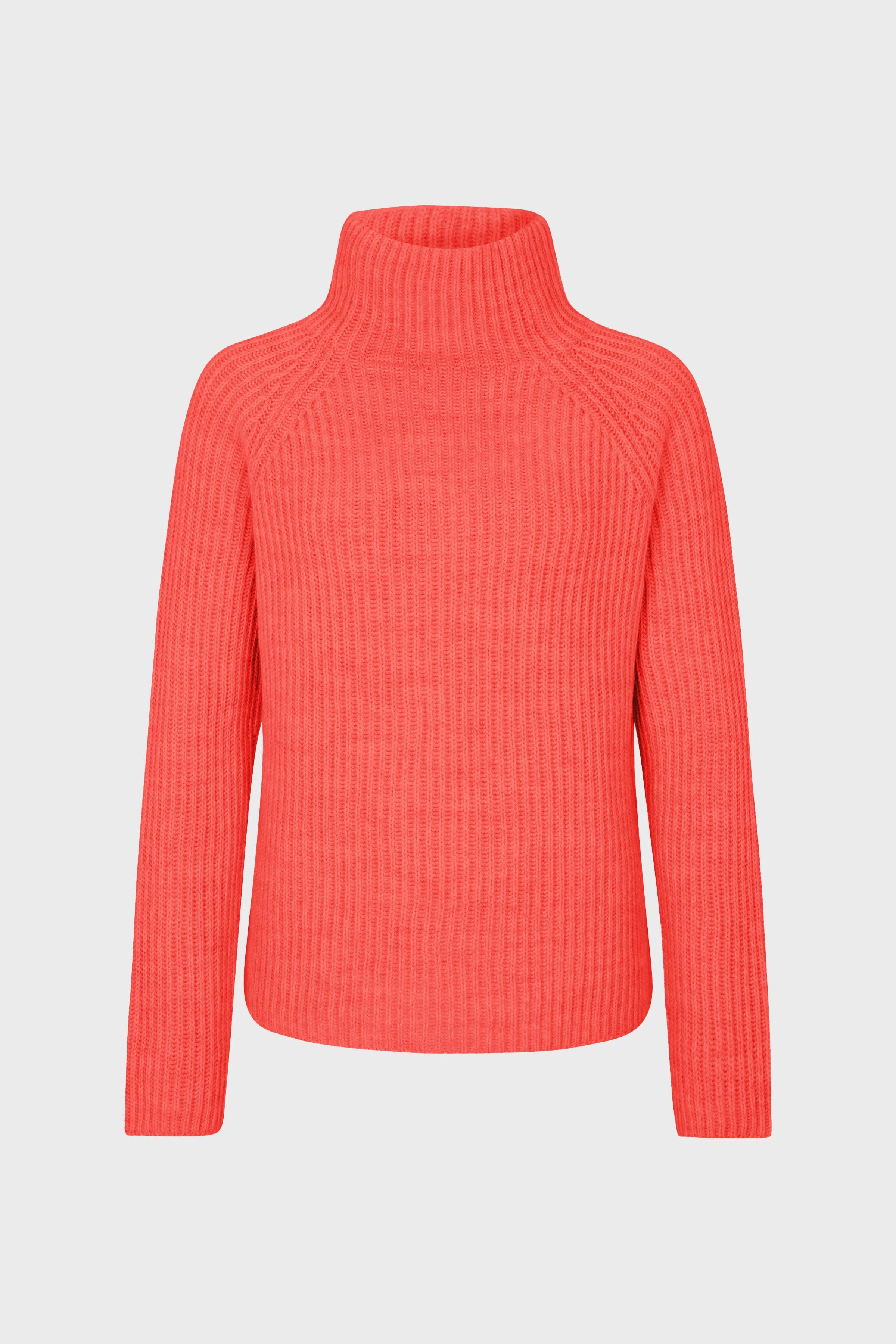 ARWEN - Coltrui van alpacawolmix - dames - oranje - Freisteller Frontansicht