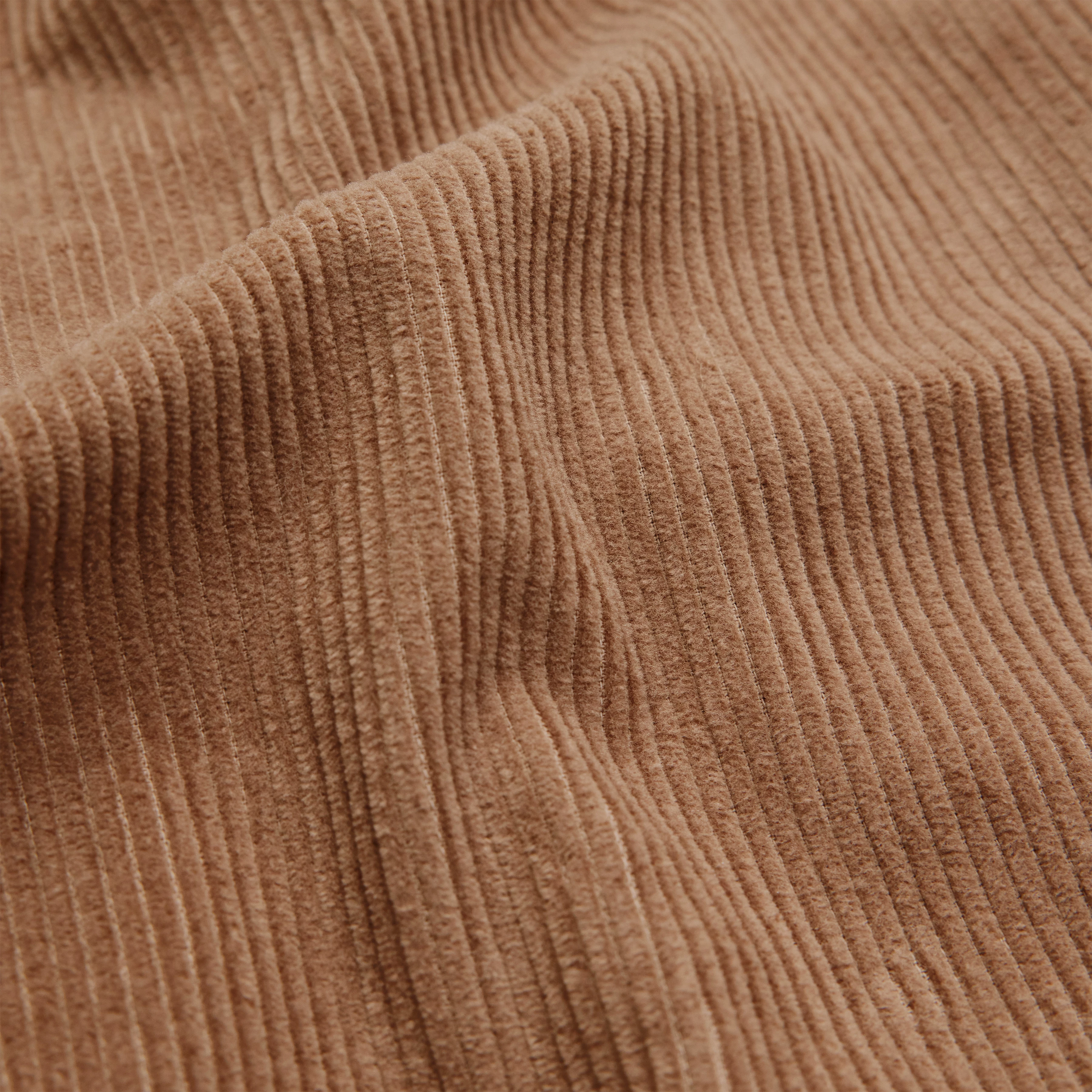 CHASY - Casual trousers with pleats in corduroy - men - brown - Materialbild (B2C)