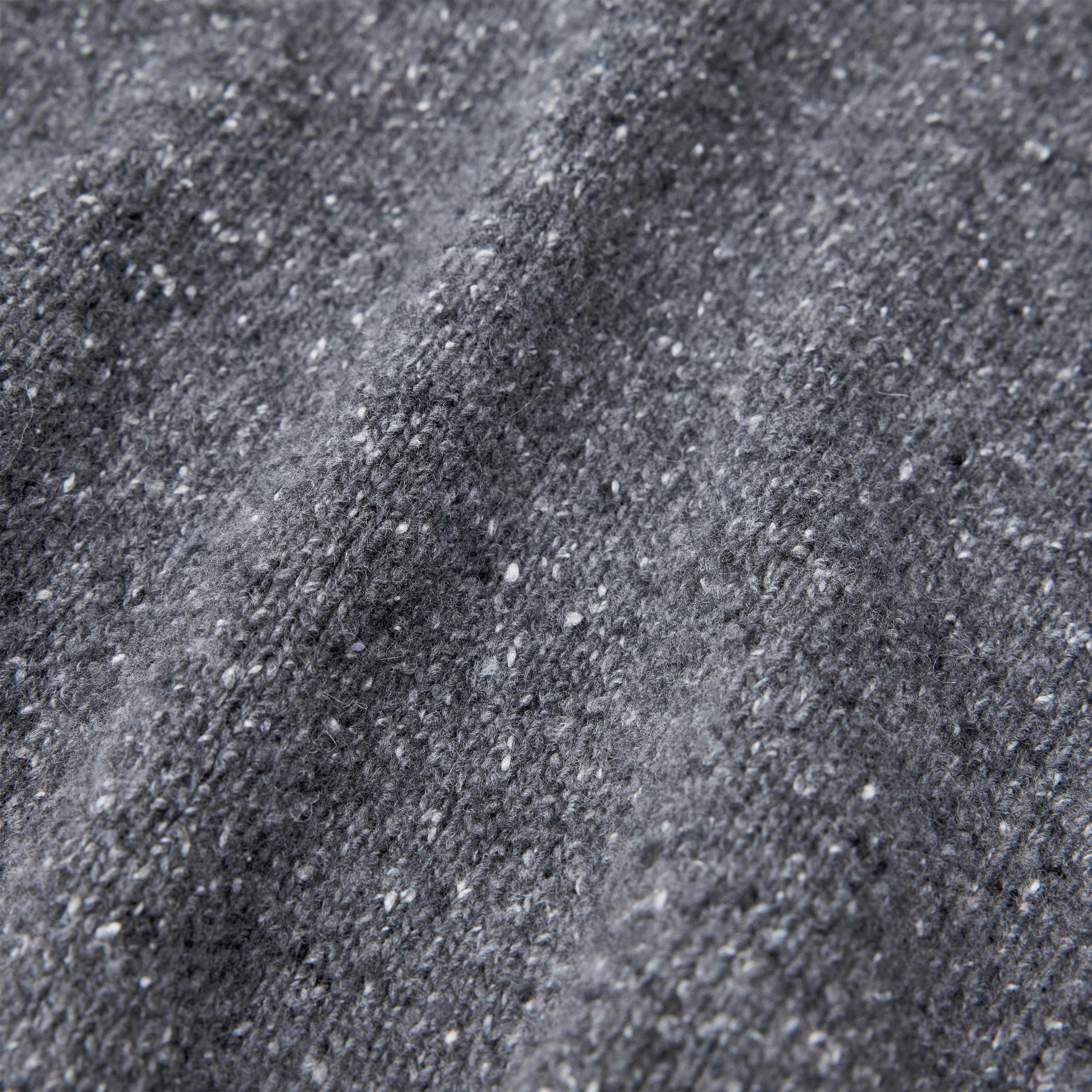 NEELIO - Pullover in Tweet Woll-Mischung - Herren - grau - Materialbild (B2C)