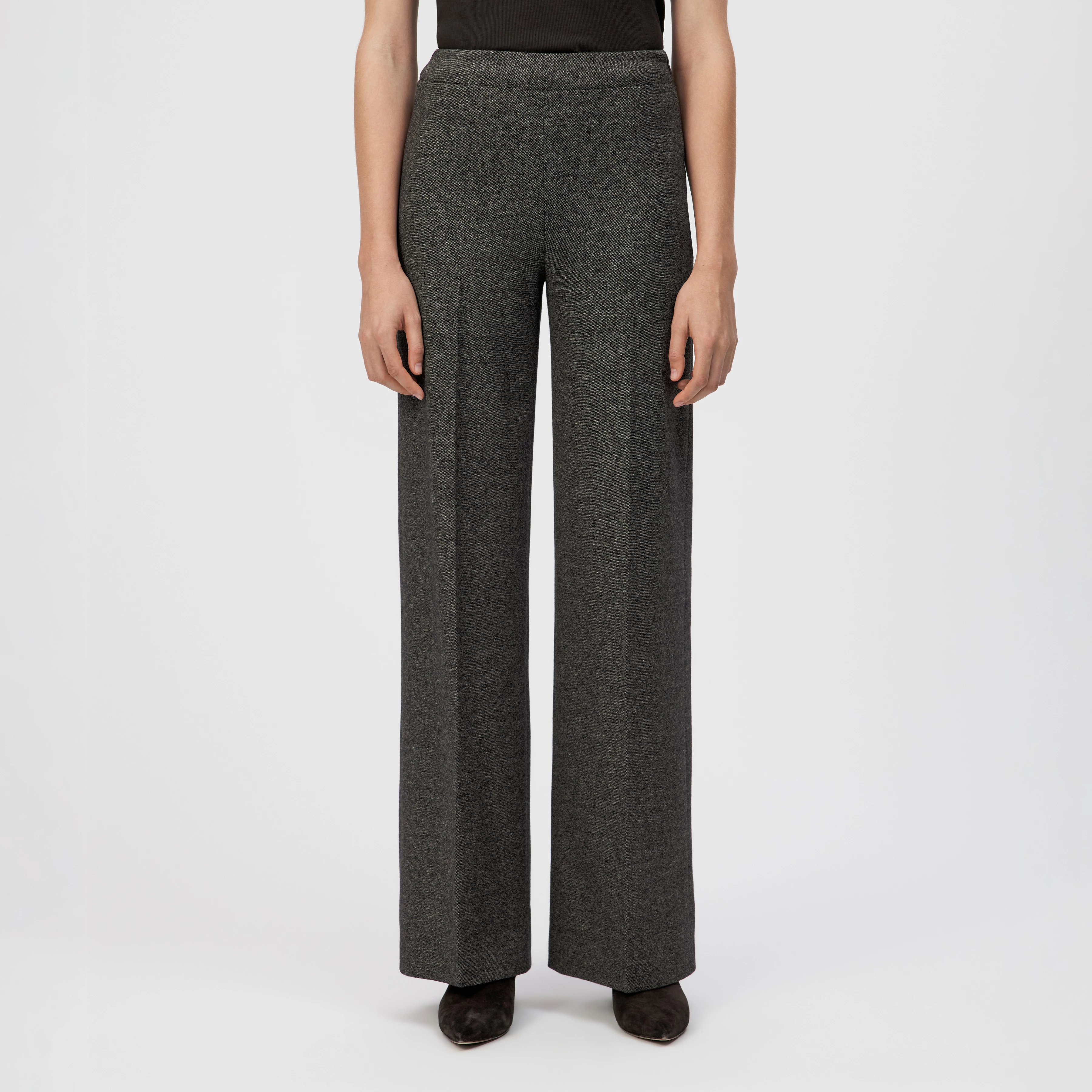 BEFORE - Marlene trousers in viscose blend - women - beige - Frontansicht