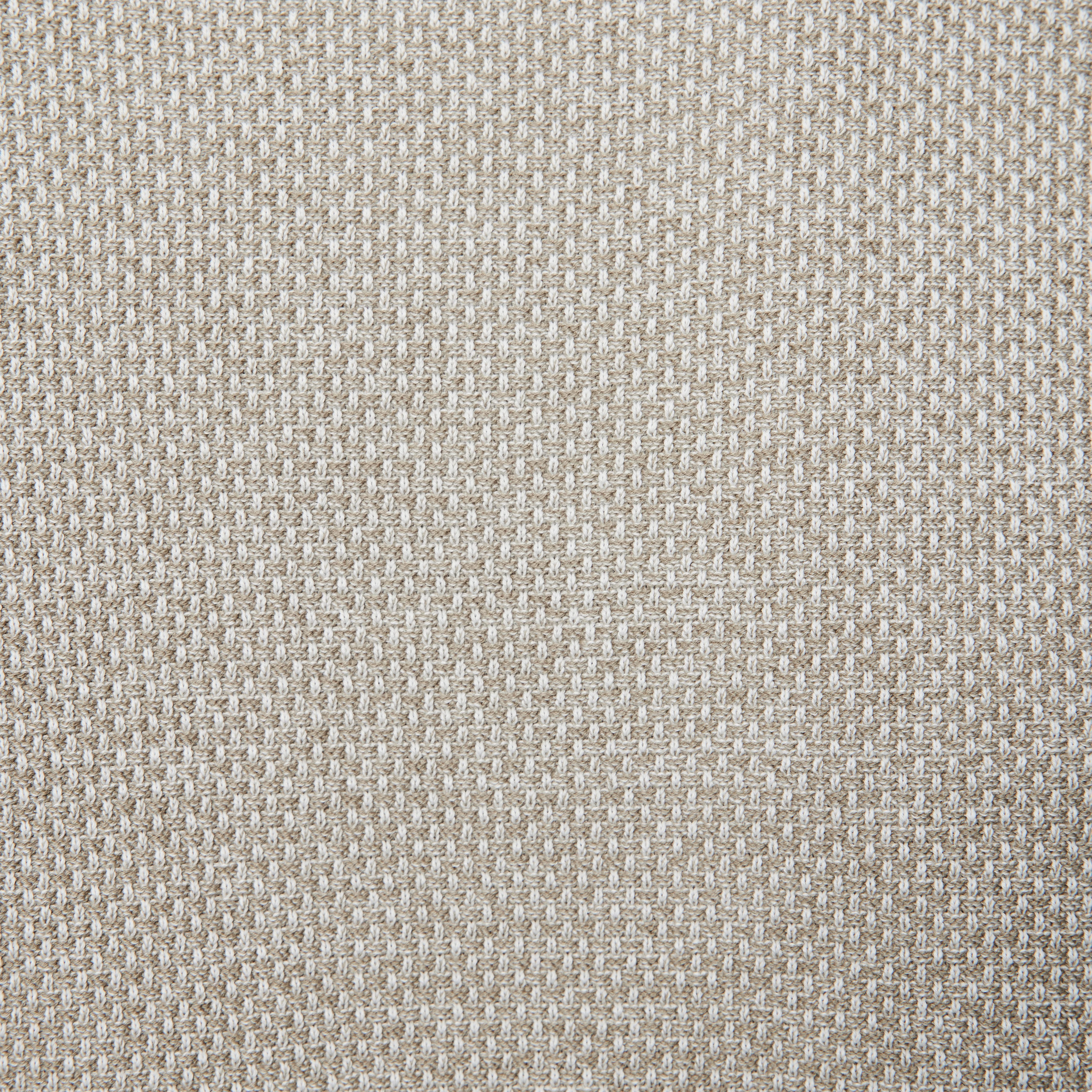 TAMIAN - Strick Polo in merzerisierter Baumwolle - Herren - beige - Materialbild (B2C)