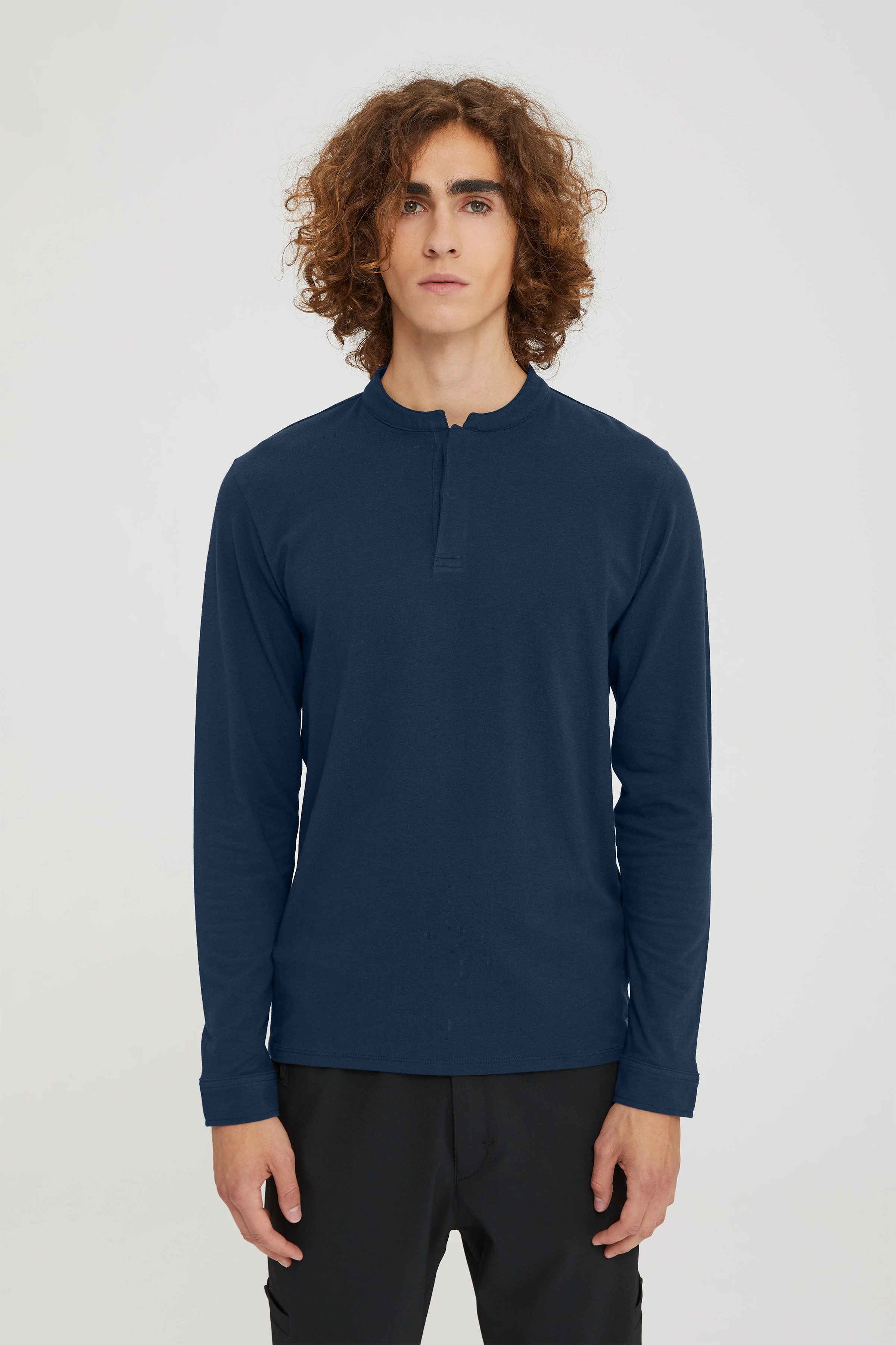 KENO - Longsleeve - men - blue - Frontansicht