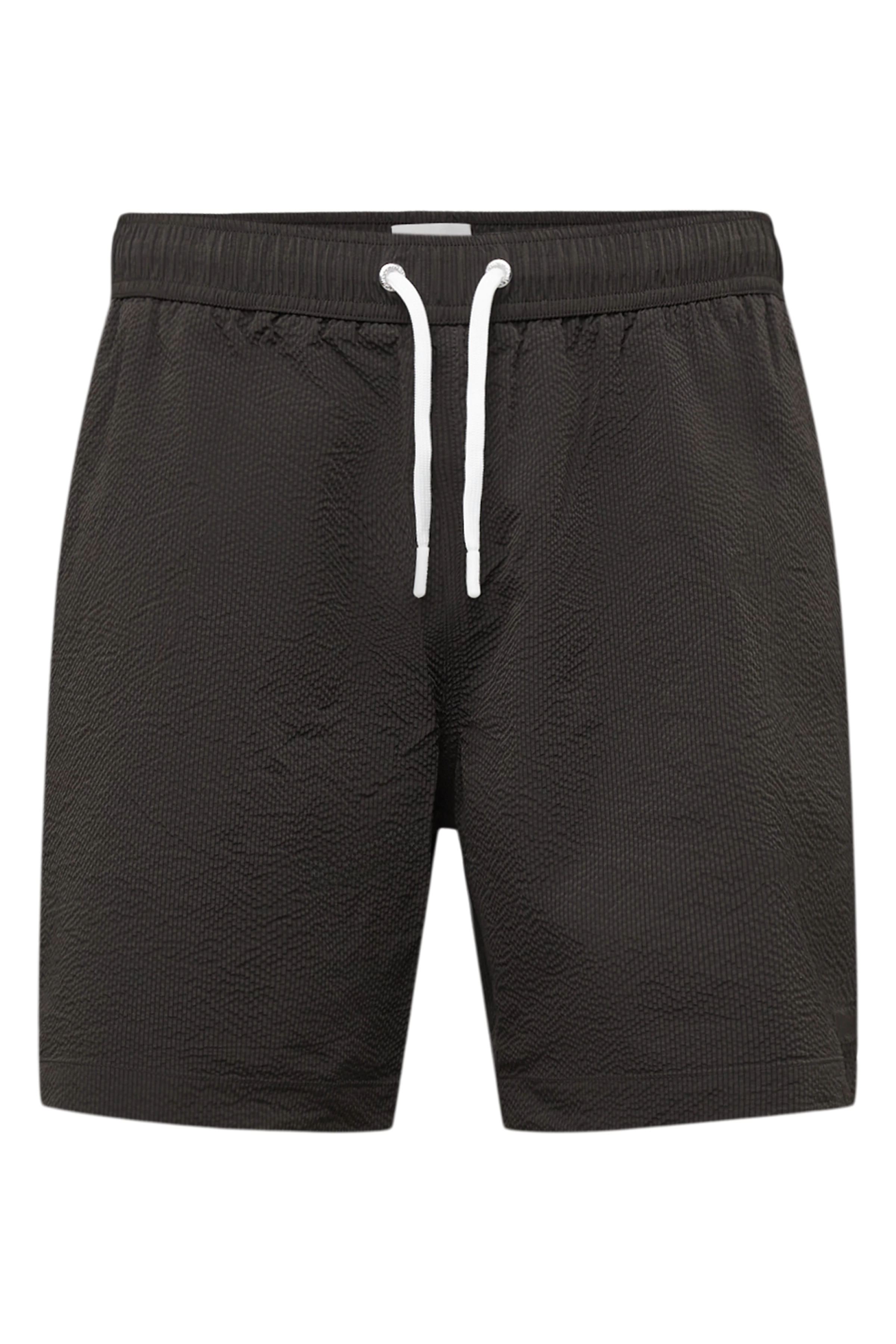 JARON - Short swim trunks with crinkle effect - unisex - brown - Freisteller Frontansicht