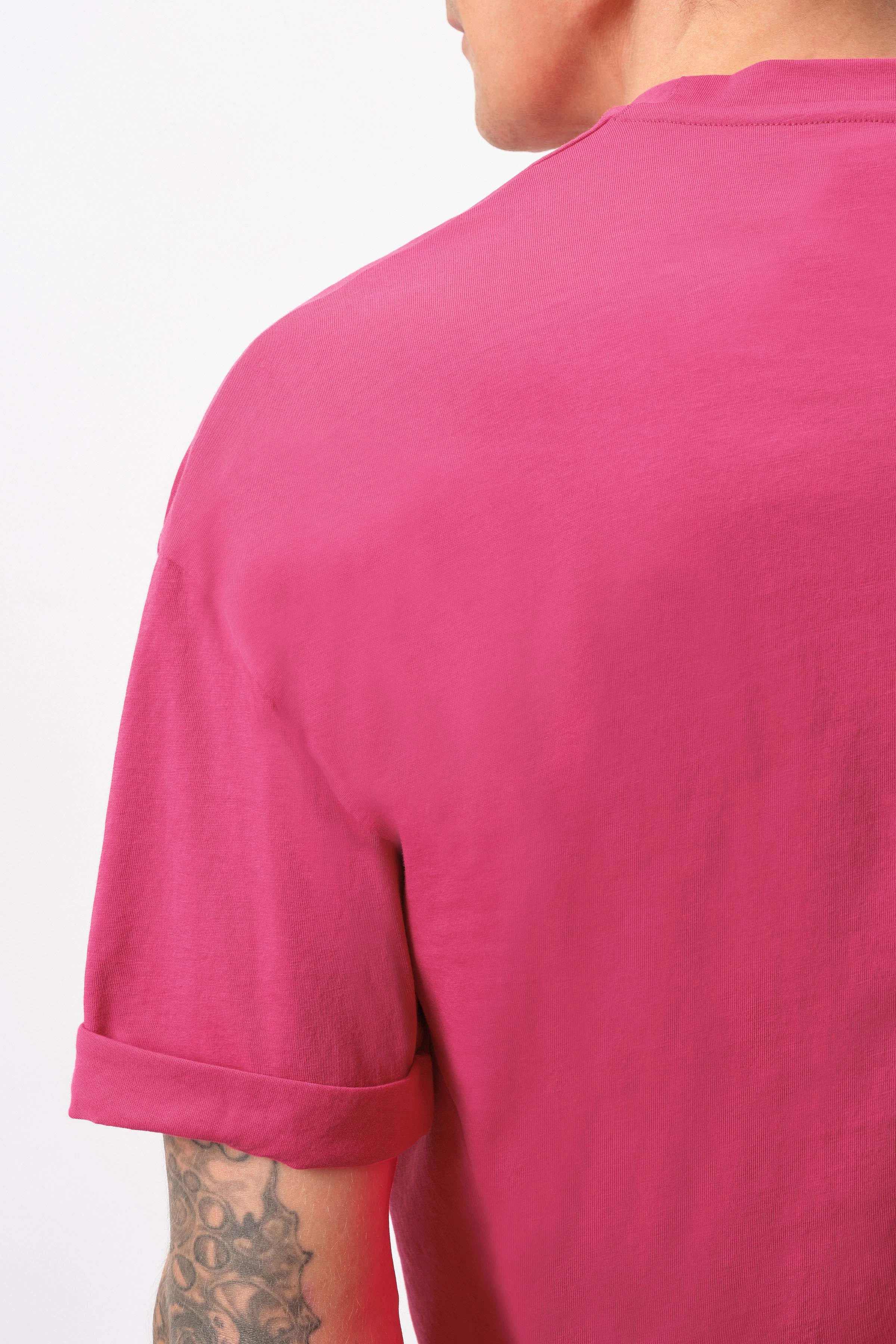 THILO - relaxed fit cotton T-Shirt - men - red - Seitenansicht