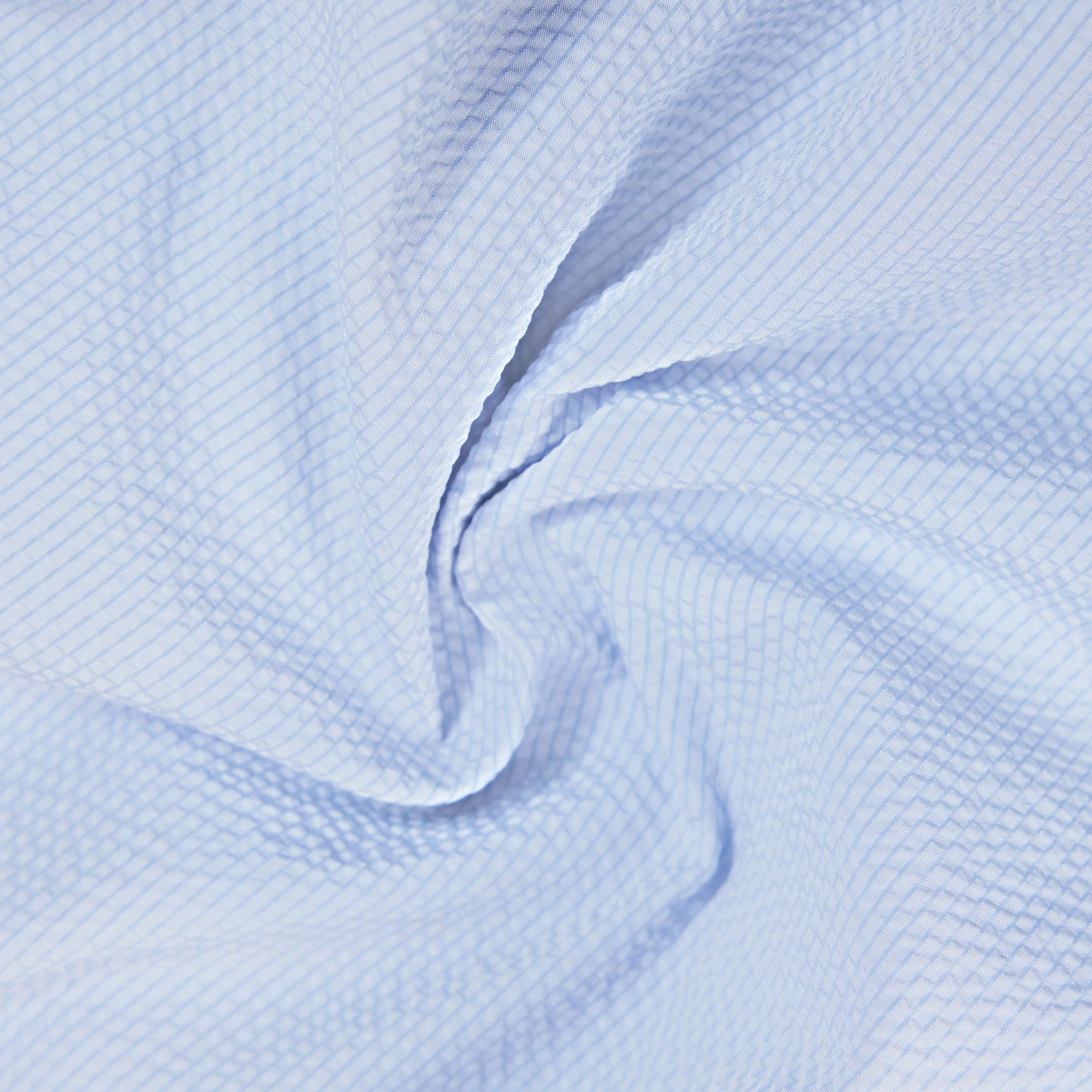 JARON - Short swim trunks with crinkle effect - unisex - blue - Materialbild (B2C)