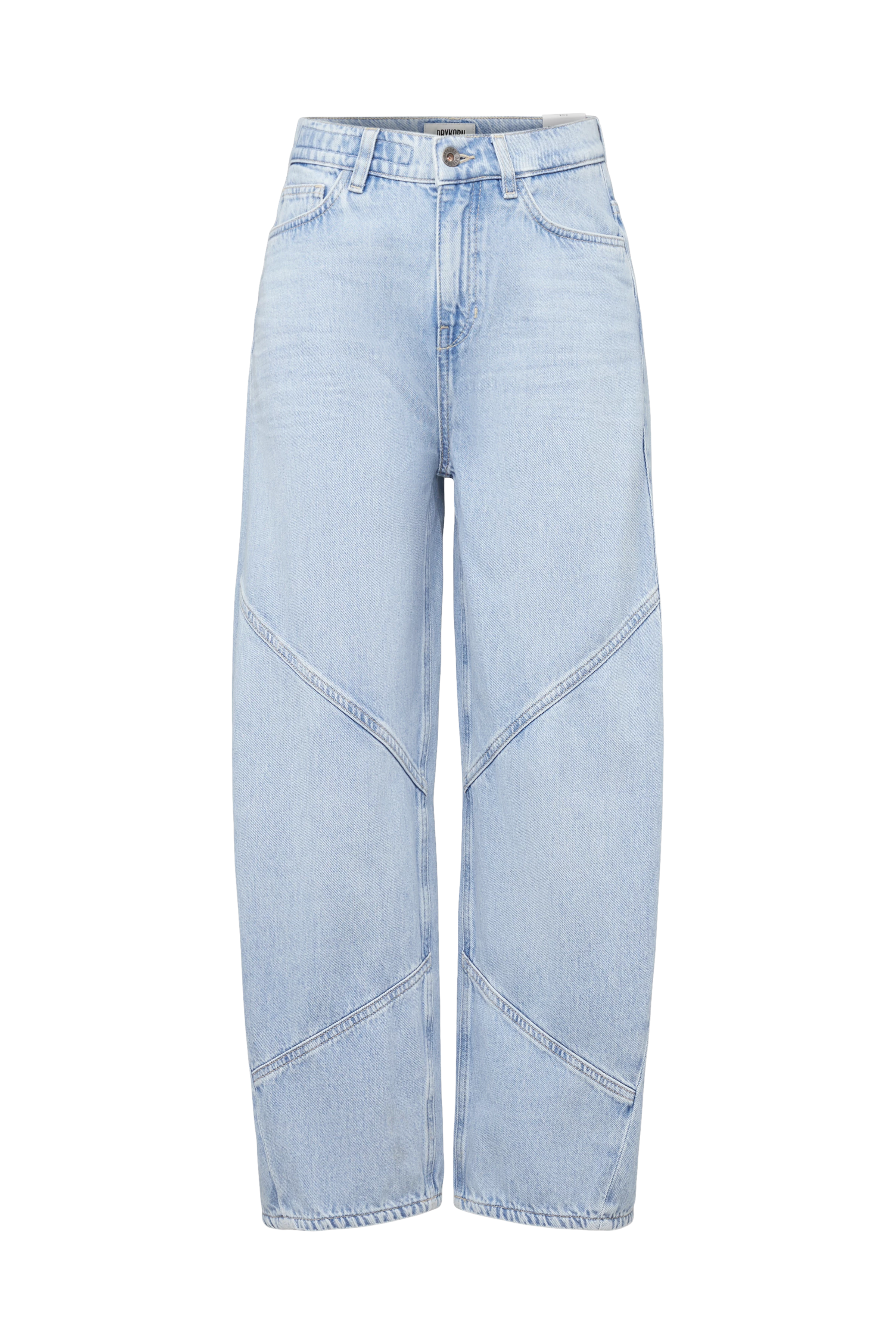 SWORE - Light-blue denim 5-pocket jeans - women - blue - Freisteller Frontansicht