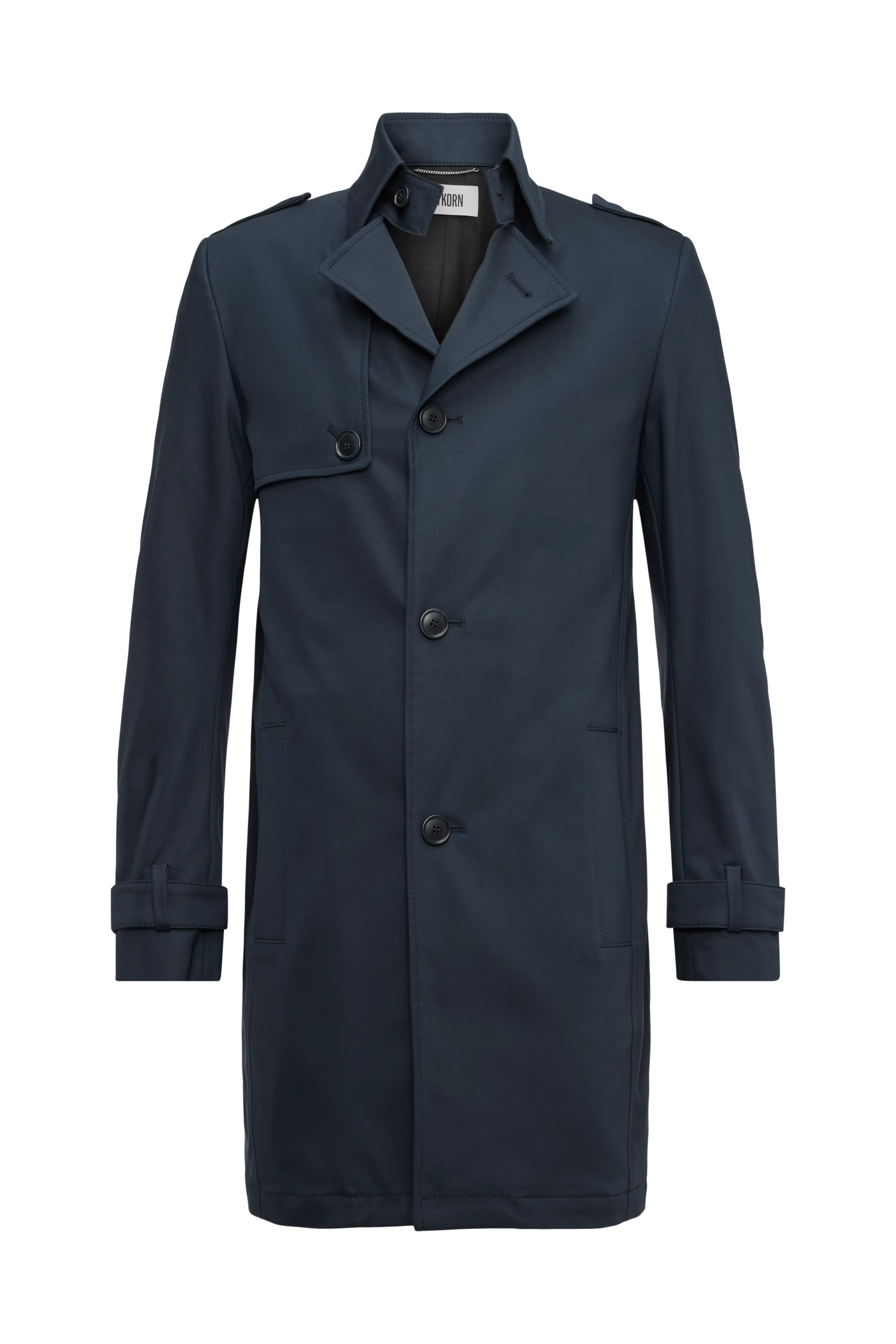 Trenchcoat Herren Mantel Richtige Länge Herren Casual Mantel