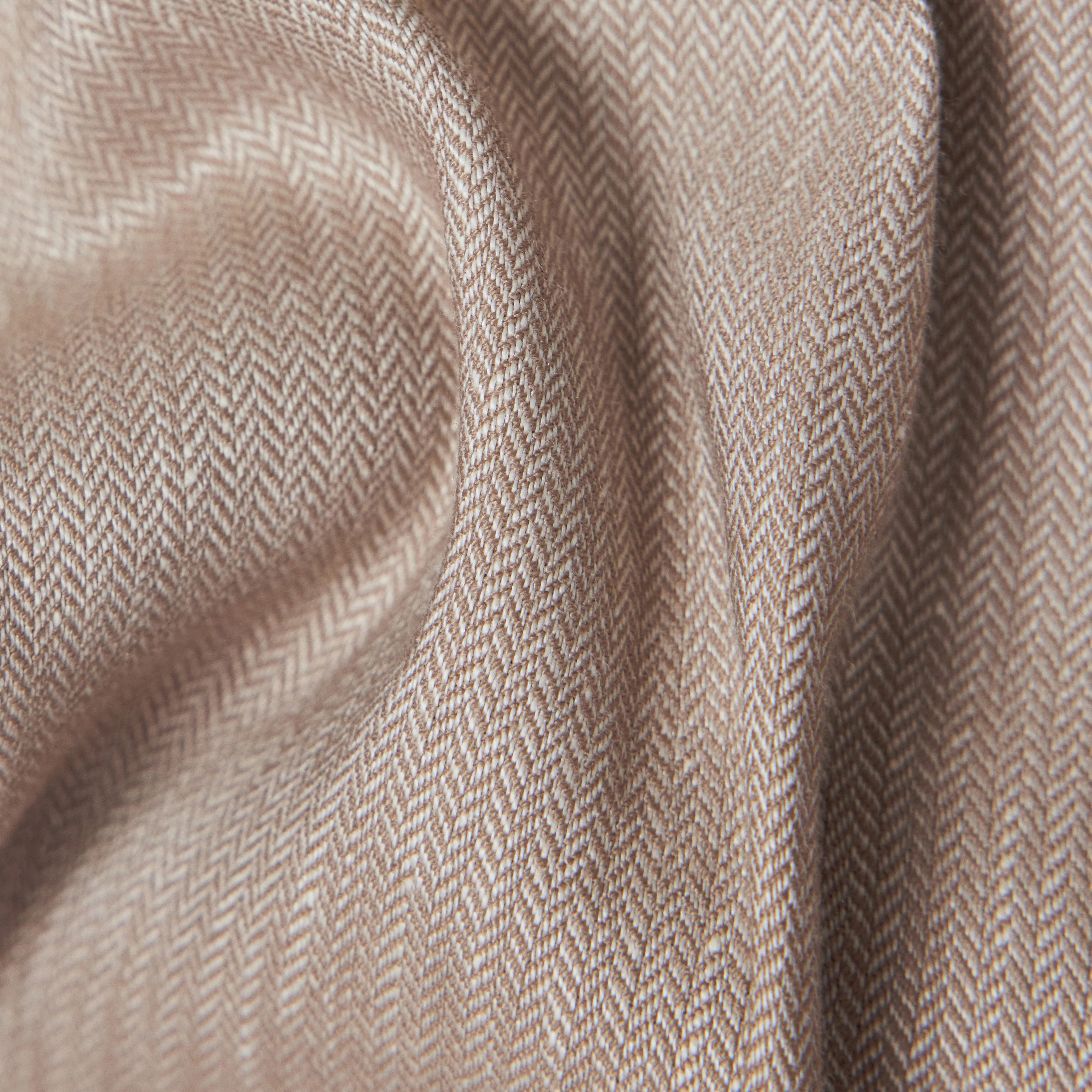 CHASY - Pleated trousers in linen mix - men - beige - Materialbild (B2C)