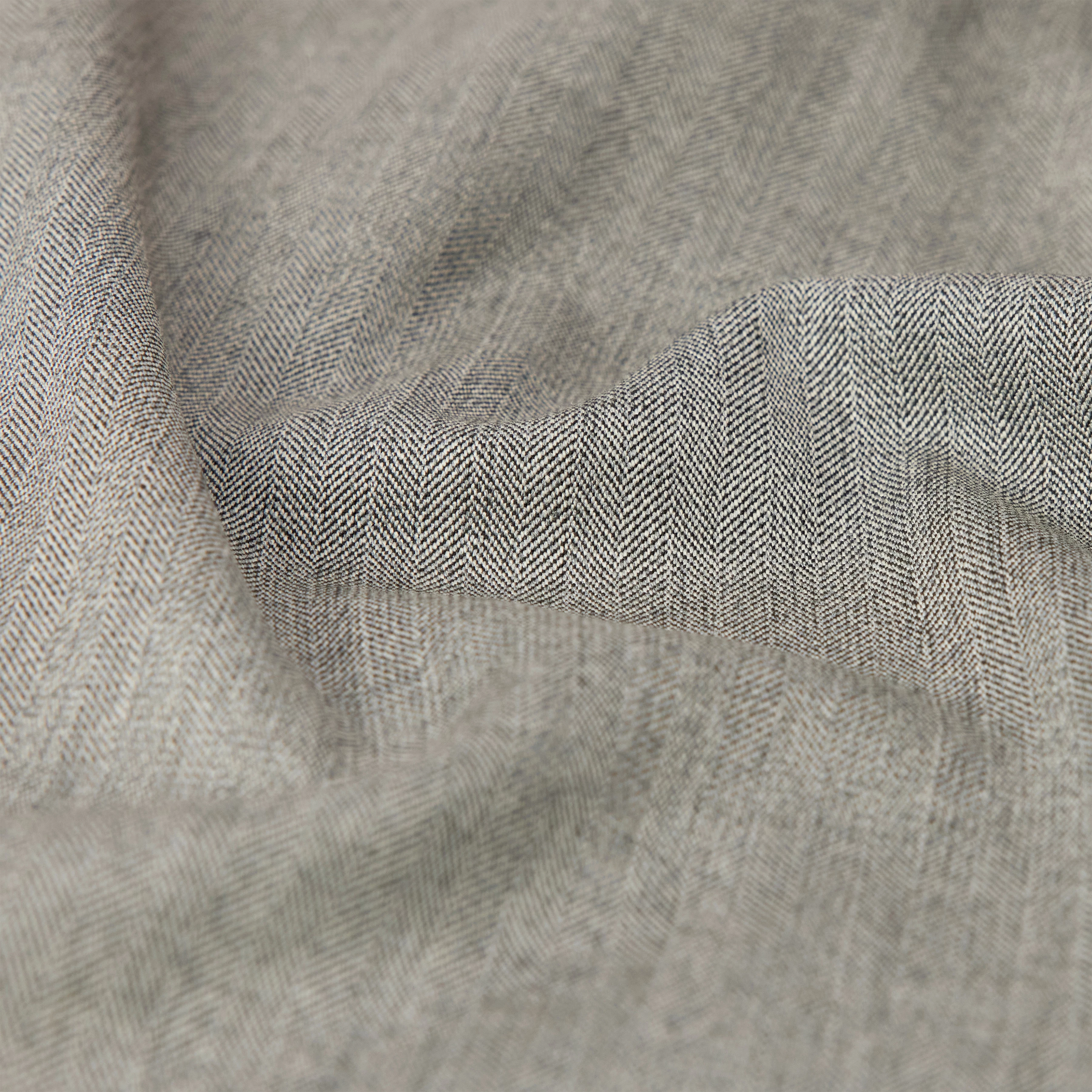 CHASY - Casual trousers with pleats in viscose-wool blend - men - brown - Materialbild (B2C)