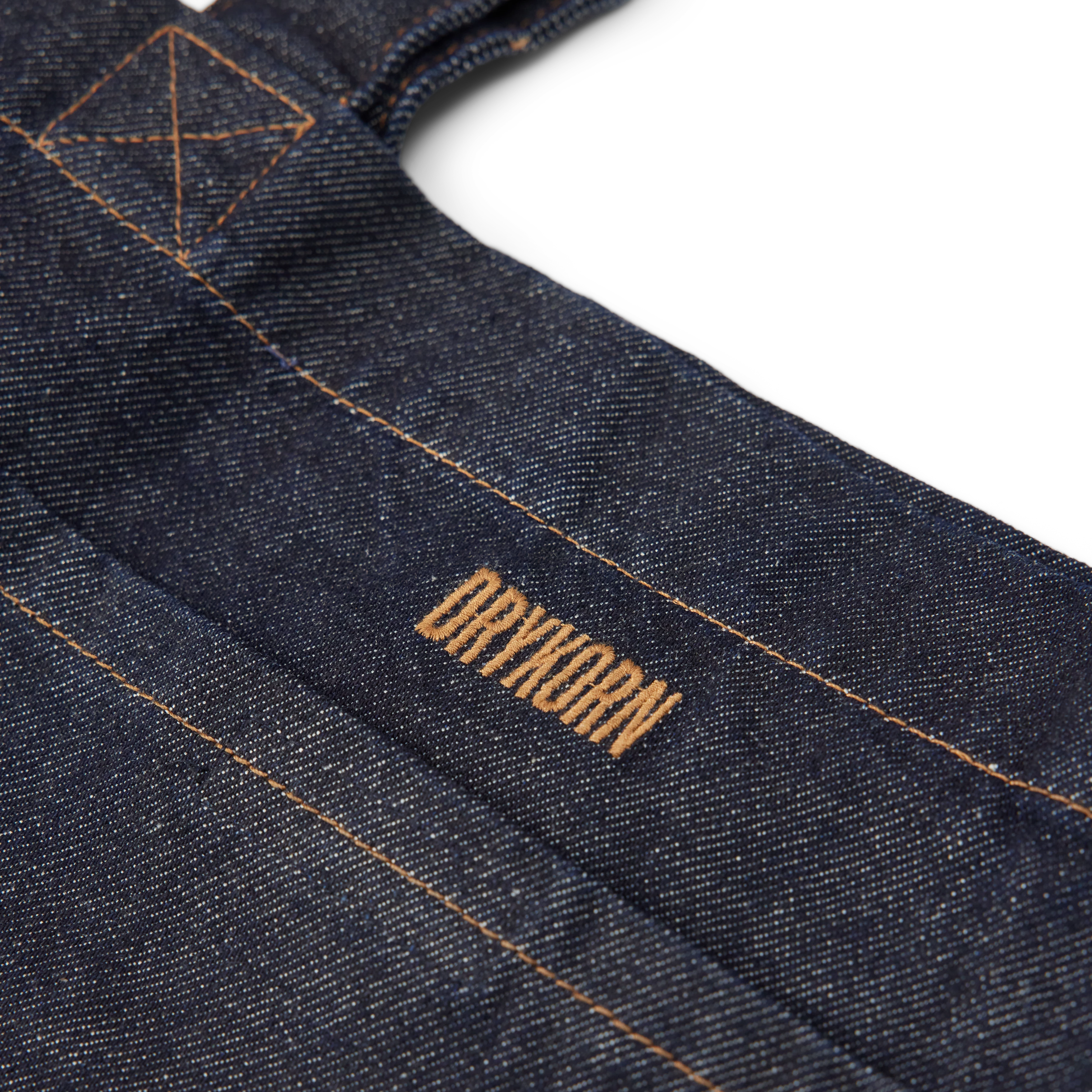 Secret_DK2 - DRYKORN Tasche in Denim - Unisex - blau - Freisteller Detailansicht