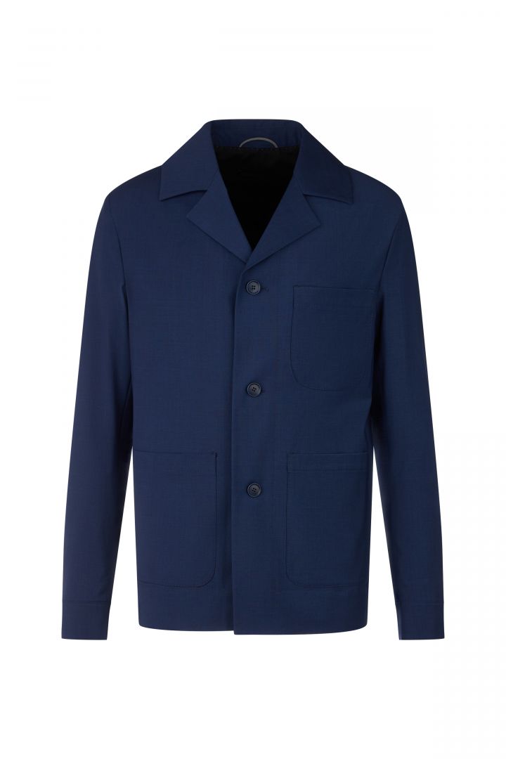 Filippa K - Louis Gabardine Jacket - Man - Blue - 52